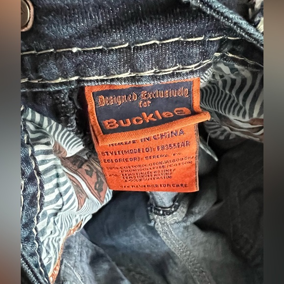 Rock Revival Women's 27 Serena Easy Boot Blue Denim Jeans Pants buckle - Picture 11 of 15